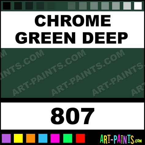 Chrome Green Deep Dry Pigments Oil Paints - 807 - Chrome Green Deep ...