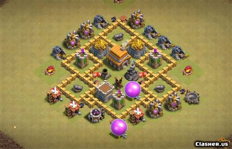 Copy Base [Town Hall 5] TH5 War/Trophy base #72 [With Link] [6-2020 ...