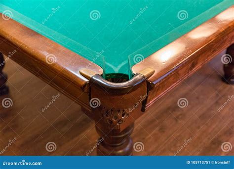 Billiard Table with Green Cloth Stock Image - Image of winnings, cloth ...