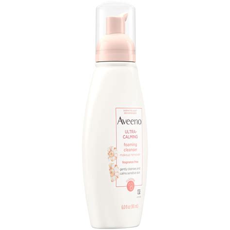 Aveeno Active Naturals Ultra-Calming Foaming Cleanser, 6 fl oz (180 ml)