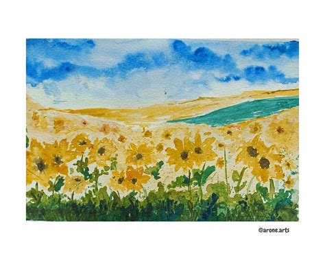 Sunflower Fields | Sunflower painting, Sunflower fields, Sunflower