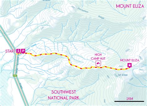 Mount Eliza Map – TasTrails.com