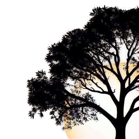 Download Sunrise Tree Silhouette Png Mck35 | Wallpapers.com