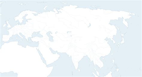 Blank Map Of Eurasia - Blank Map Of Asia