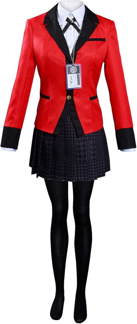 Buy Yumeko Jabami Cosplay Costume Uniform Compulsive Gambler Halloween ...