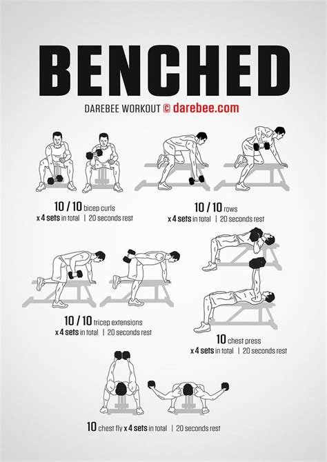 Benched Workout Benched Workout Benched Workout #Benched #dumbell # ...