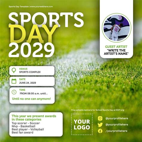 Sports Day Flyer Templates to Edit Online