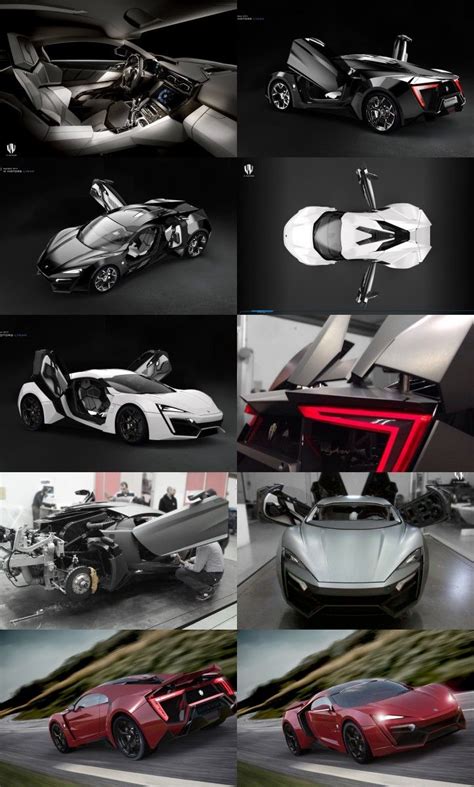 W Motors Lykan HyperSport in 4 Color Turntables + Interior and ...