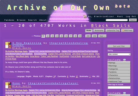 Vaporwave Site Skin - ElectricAlice - Fandom - Fandom [Archive of Our Own]