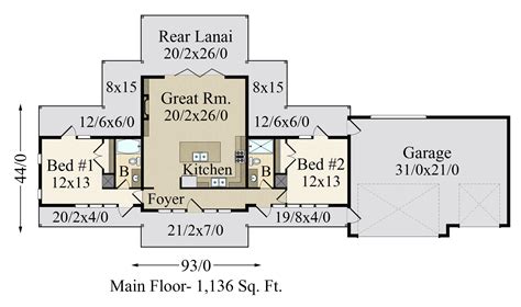 1 Story House Floor Plan Design - Home Alqu