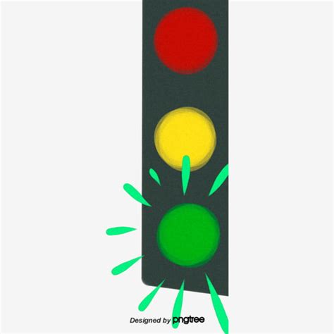 Green Traffic Light Clipart Transparent PNG Hd, Traffic Safety Signal ...