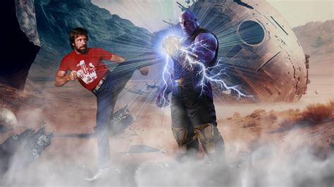 Chuck Norris vs Thanos by Dave79freeman on DeviantArt