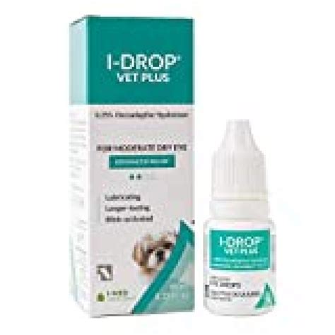 I-DROP VET PLUS Lubricating Eye Drops for Pets: for Acute or Seasonal ...