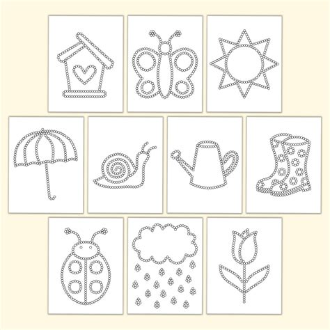 Q-Tip Sheets – Printables by The Craft-at-Home Family