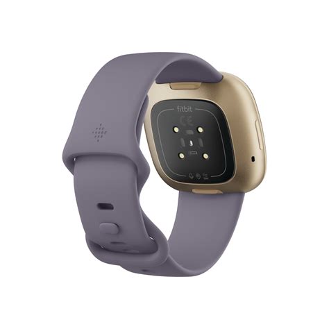 Fitbit Versa 3 Smartwatch - Aluminum (Thistle / Soft Gold) | at Mighty ...