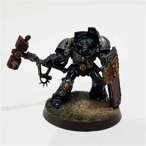 Deathwatch Terminator with thunder hammer and storm shield | Deathwatch ...