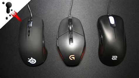 SS Rival 100 VS Logitech G303 VS Zowie EC2-A Comparison Review - YouTube