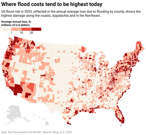 New flood maps show stark inequity in damages, which are expected to ...