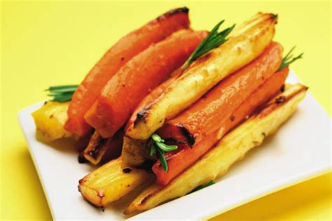 Roasted Carrots and Parsnips - Jamie Geller