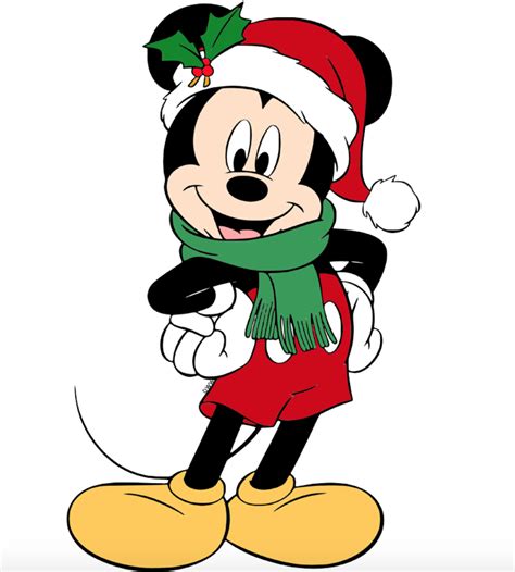 Disney Pluto Christmas Clipart Santa