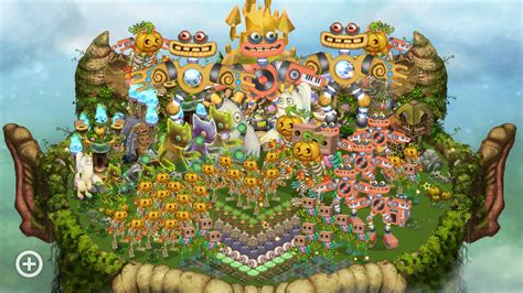 my plant island is nearly complete : MySingingMonsters