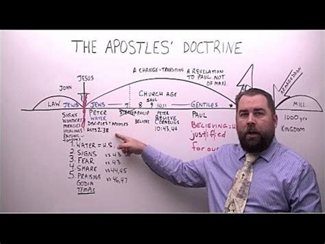 The Apostles' Doctrine vs Paul's Revelation - YouTube