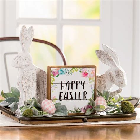 Hobby Lobby Easter Decor | Happy easter sign, Easter centerpieces ...