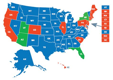 CCW Concealed Carry States Map