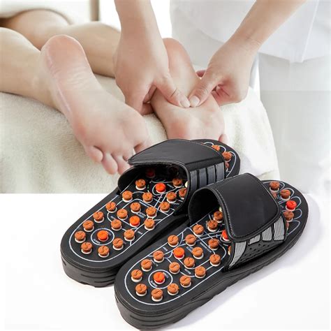 Foot Massage Slippers Acupuncture Therapy Massager Shoes For Foot ...