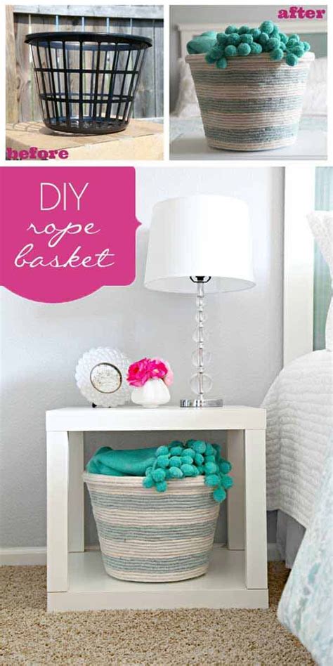 34 Fantastic DIY Home Decor Ideas With Rope | WooHome | Diy home decor ...