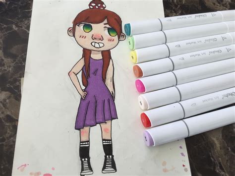 Trying our my new ohuhu markers