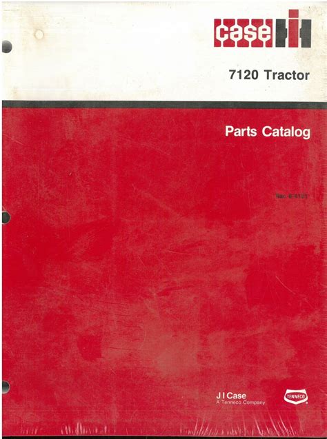 Case IH Tractor 7120 Parts Manual - ORIGINAL