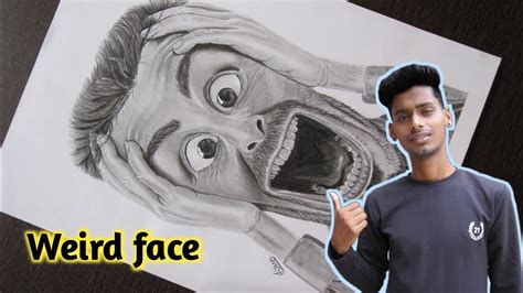 Funny Face Realistic Drawing