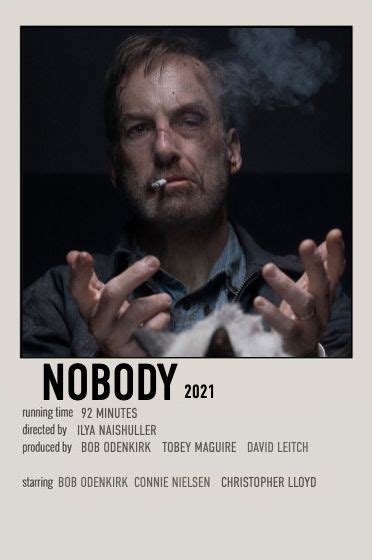 Nobody Poster | Movie posters minimalist, Classic films posters, Film ...