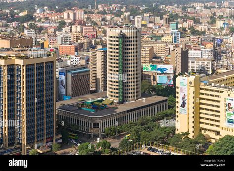 The Hilton Nairobi hotel building and Central Business District (CBD ...