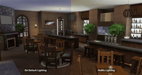 The Sims 4: 'NoBlu' Lighting Improvement Mod