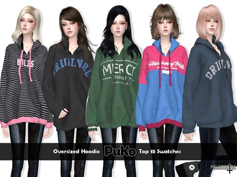 Sims 4 Cc Oversized Hoodie