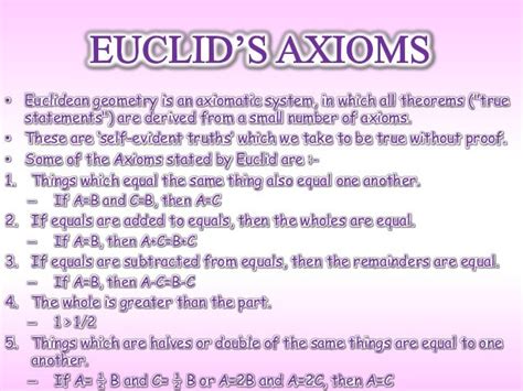 Euclids geometry