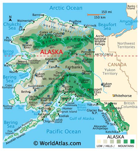 Alaska Map / Map of Alaska / Geography of Alaska - Worldatlas.com