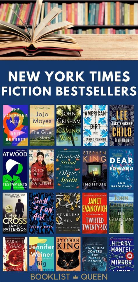 The Complete List of New York Times Fiction Best Sellers | Books to ...