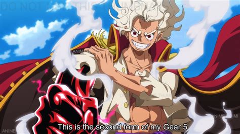 Luffy Gear 5's Second God Form Transformation - One Piece - YouTube