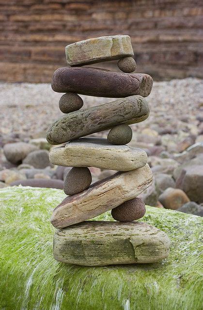 Rock Sculptures | Unique garden art, Rock cairn, Garden art