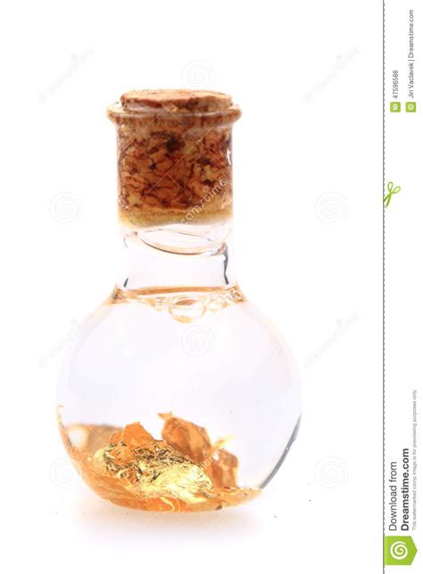 Gold in water bottle stock photo. Image of currency, business - 47596588