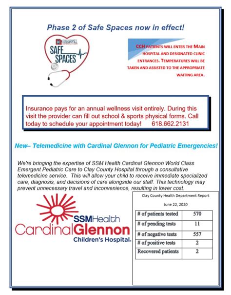 Coronavirus Update 6/22/2020 | Clay County Hospital and Medical Clinics