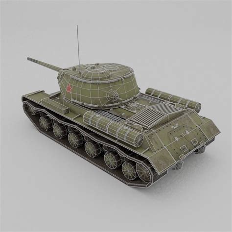 3D model IS-1 Heavy Tank VR / AR / low-poly | CGTrader