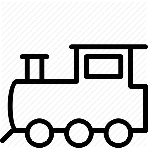 Train - Simple Train Outline (512x512) | Train drawing, Clip art, Logo ...