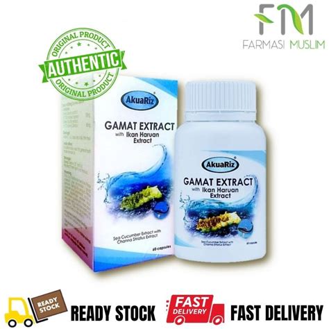 AKUARIZ Gamat Extract with Ikan Haruan Extract 60capsule | Shopee Malaysia