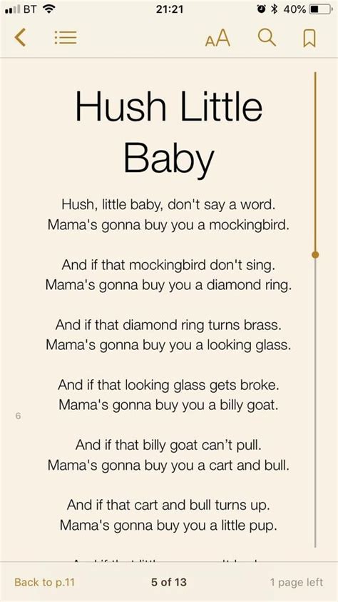 This item is unavailable | Etsy | Lullaby lyrics, Children songs lyrics ...