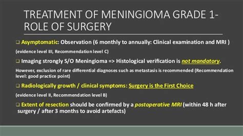 EANO GUIDELINES FOR MANAGEMENT OF MENINGIOMA