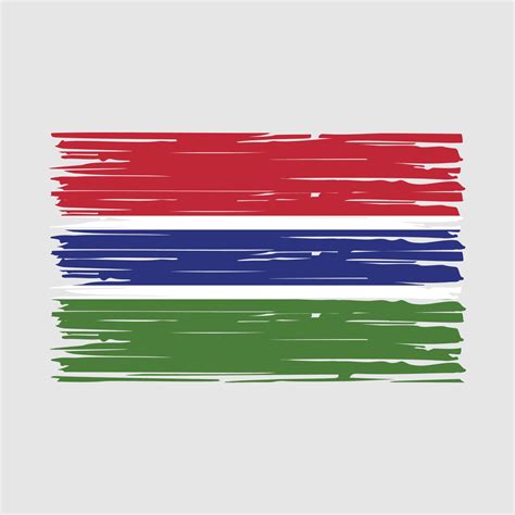 Gambia Flag Brush Vector 20355893 Vector Art at Vecteezy